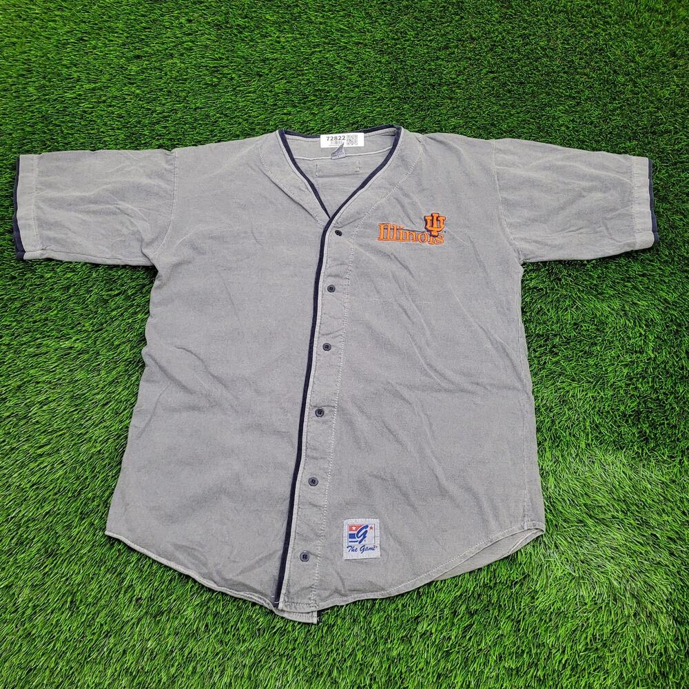 Vintage Illinois Illini Shirt Large 23x30 USA